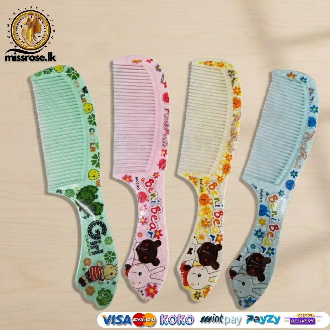 Hair comb with cute design for girls - 1 piece