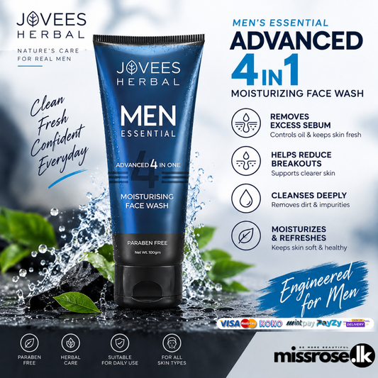 Jovees Men’s Essential Advanced 4-in-1 Moisturizing Face Wash