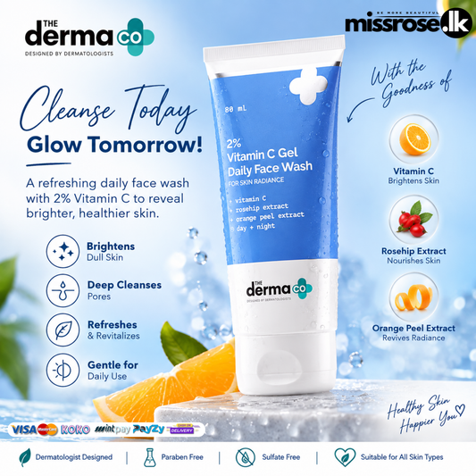 The Derma Co 2% Vitamin C Gel Daily Face Wash 80ml