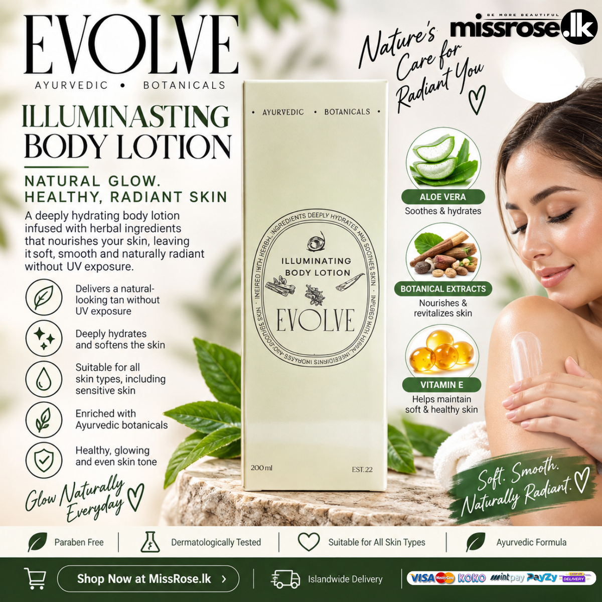 Evolve Illuminating Body Lotion 200ml