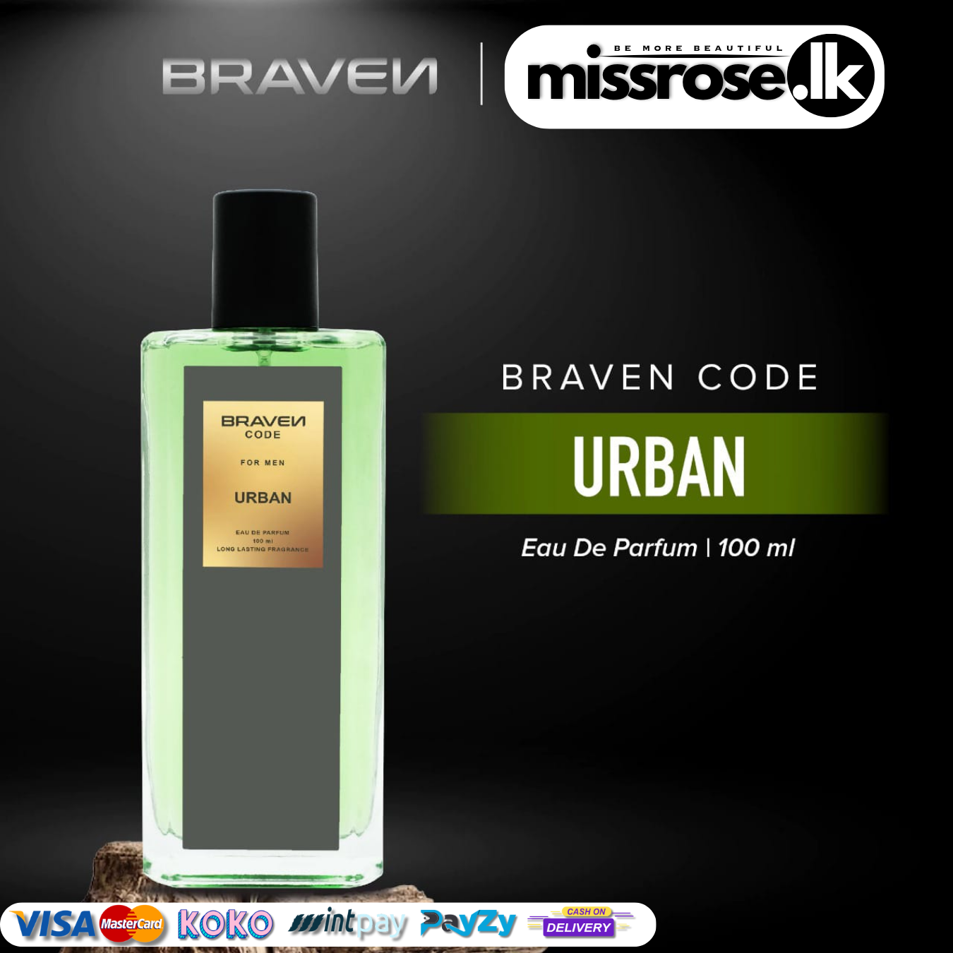 Braven Code Urban 100ml – For Men