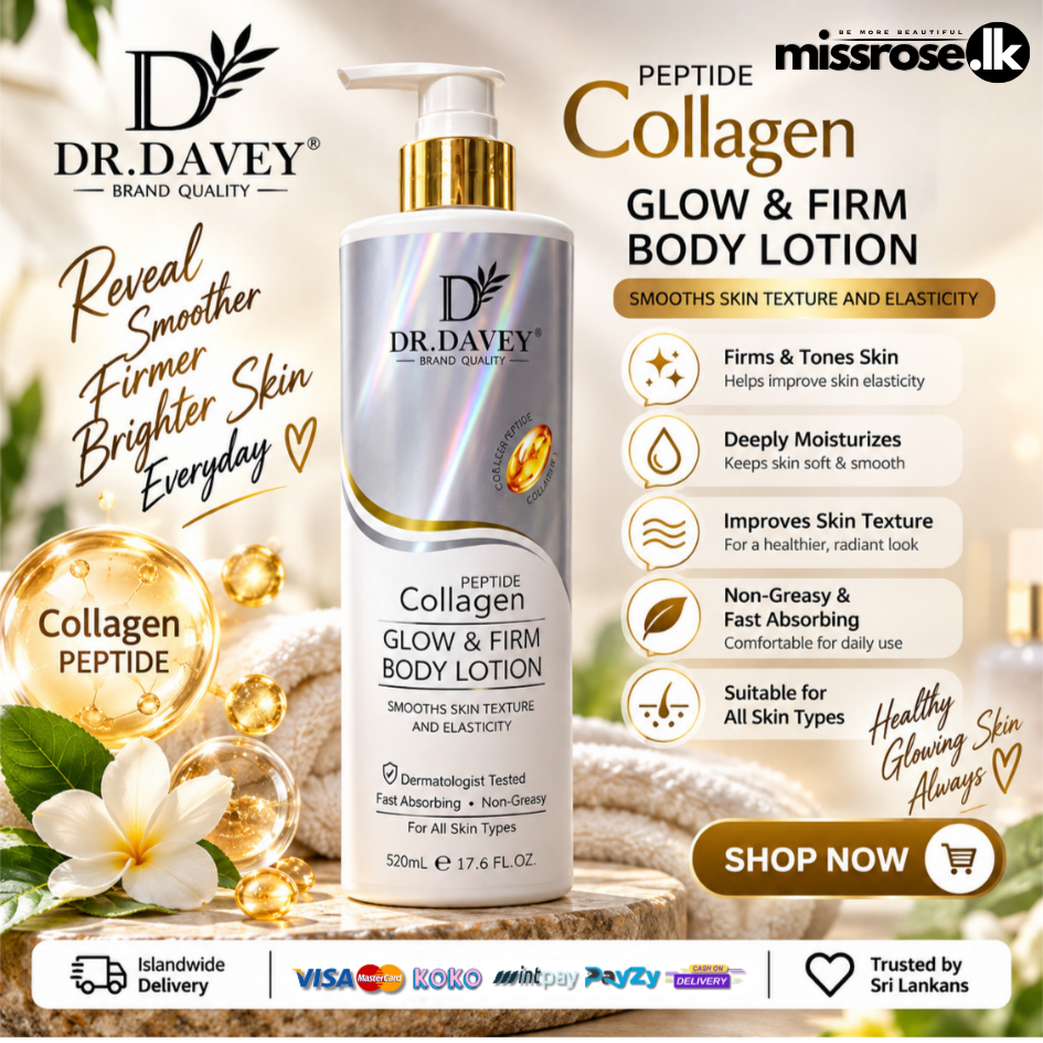 DR. DAVEY Collagen Peptide Glow & Firm Body Lotion – 520ml