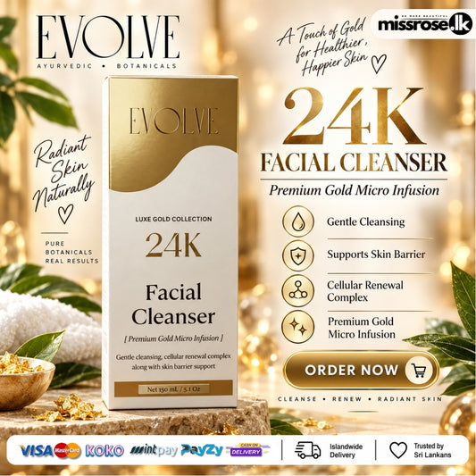 Evolve 24K Facial Cleanser 150ml