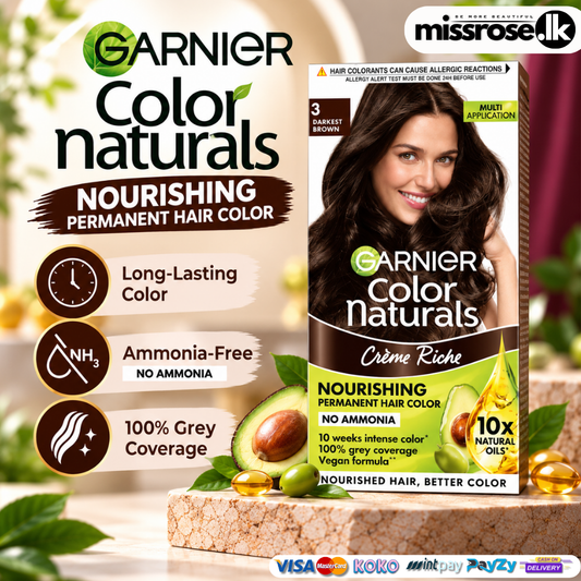 Garnier Color Naturals Shade 3 Darkest Brown