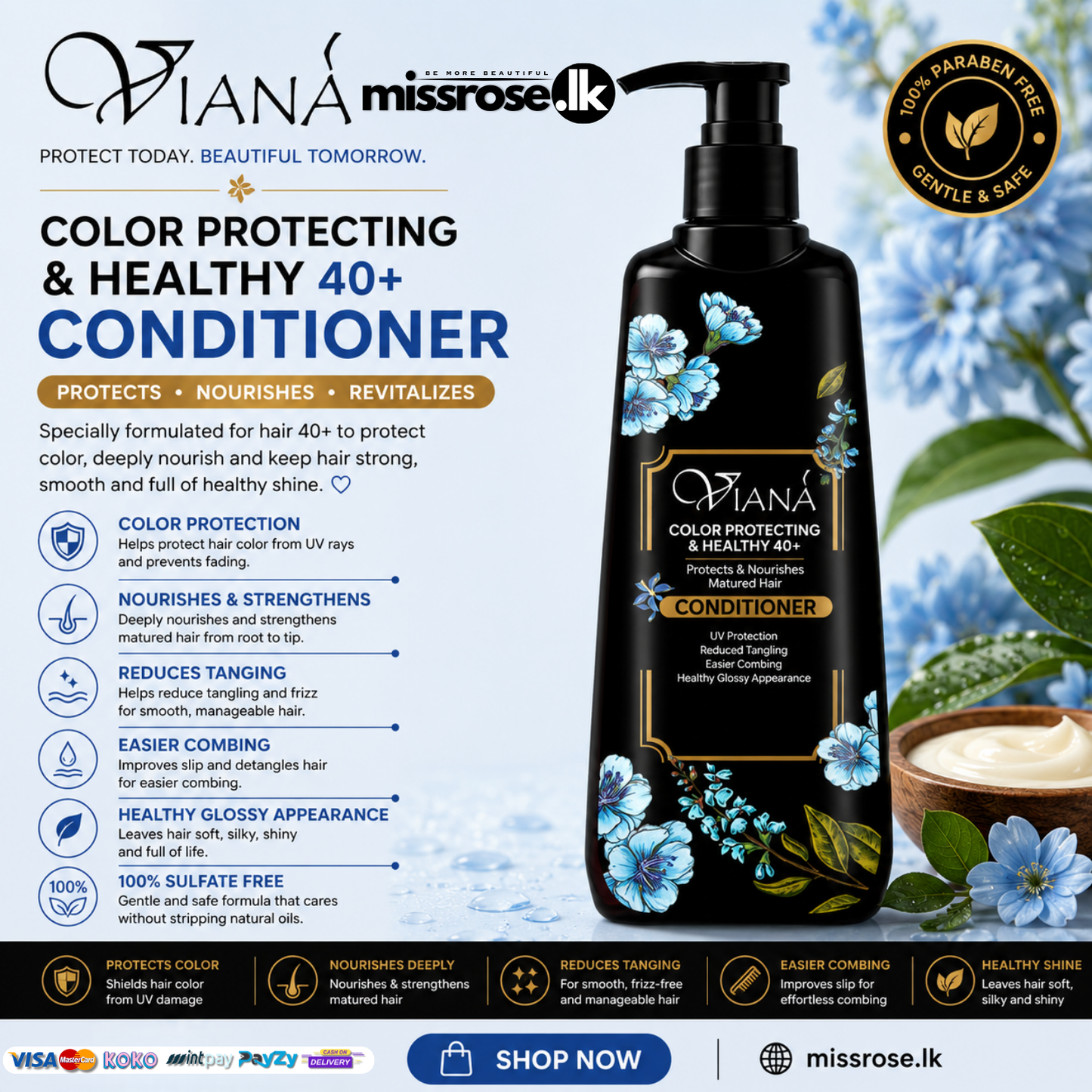Viana Color Protecting & Healthy 40+ Conditioner