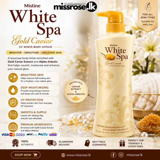 Mistine White Spa Gold Caviar UV White Body Lotion